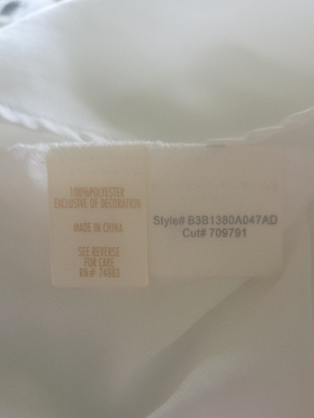 Adiva White Short-Sleeve Fly Button  Top - Picture 6 of 6